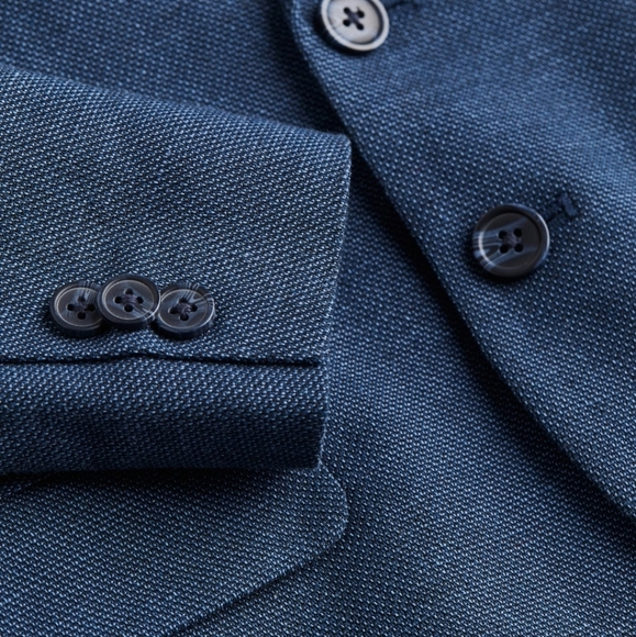 Boys H&M Navy Blue Blazer- 7-8 - Picture 3 of 5